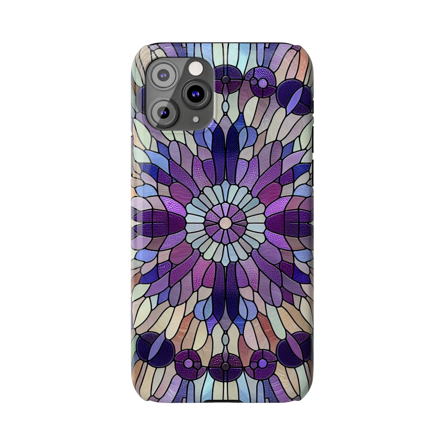 Stained Glass Floral Slim Phone Case | Vibrant Art Deco Design | Stylish Cell Phone Accessory | Gift for Art Lovers, Phone Protection, [...]