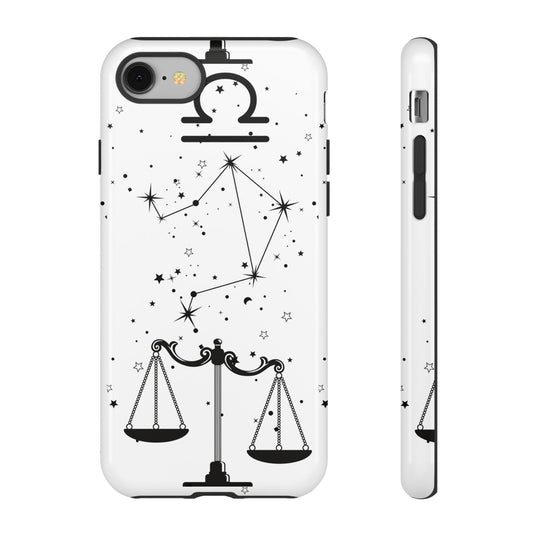 Libra Zodiac Phone Case - Astrology Gift for Her, Celestial Star Sign Cover, Birthday Gift, Compatible with iPhone, Galaxy, Google Phones