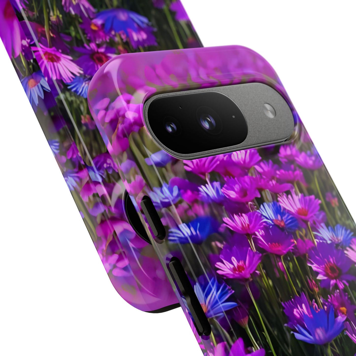 Wildflower Meadow Phone Case, Colorful Floral Garden Aesthetic, Vibrant Tough Phone Case, Compatible with iPhone, Galaxy, Google