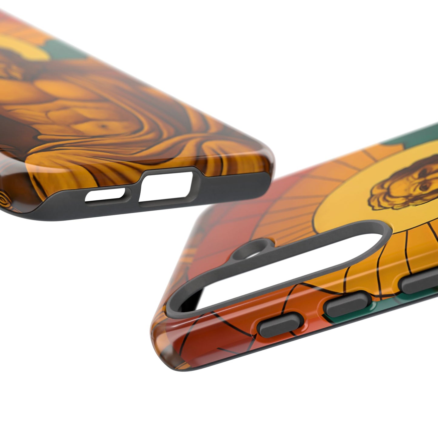 Olympia Zeus Statue Tough Phone Case - Classic Greek Art Design, Historic World Wonder Aesthetic, Compatible with iPhone, Galaxy, and Google