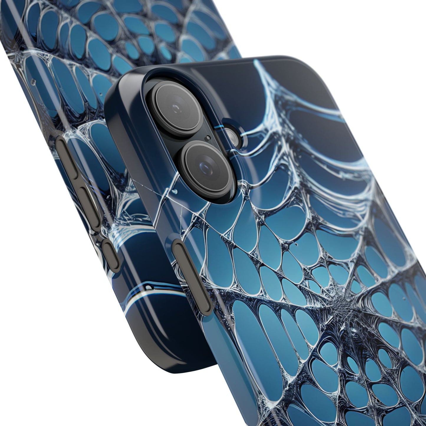 Spider Web Slim Phone Case - Artistic Design for Halloween, Unique Gift, Phone Accessories, Trendy Tech Style, Eco-Friendly Case