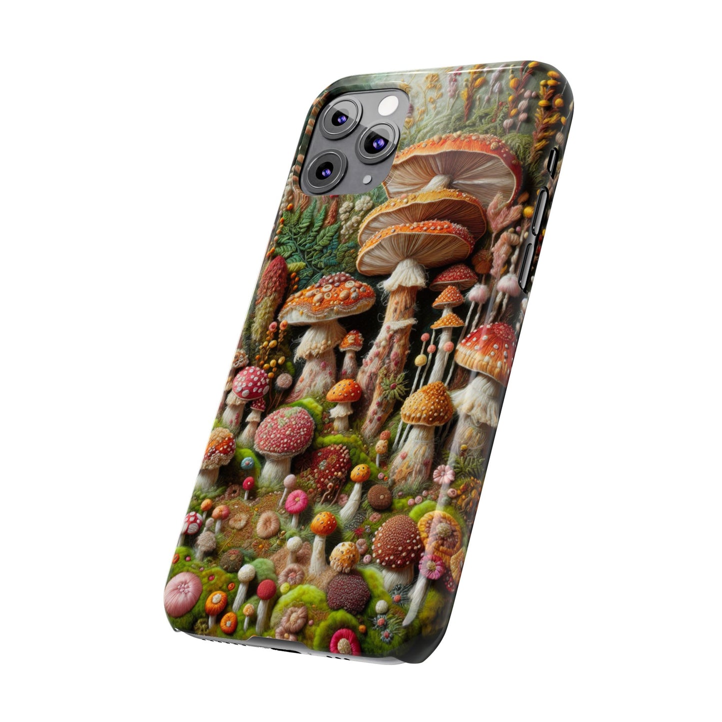 Whimsical Mushroom Slim Phone Cases - Fun, Nature-Inspired, Unique Accessories for Adorable Gift Ideas, Cute Phone Protection, [...]