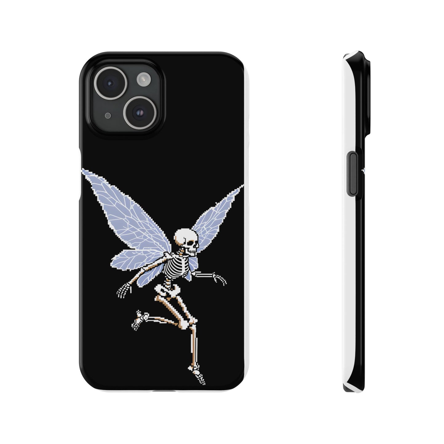 Halloween Slim Phone Case - Creepy Cute Aesthetic, Goth Coquette Spooky Style, Compatible with iPhone, Galaxy, and Google Phones