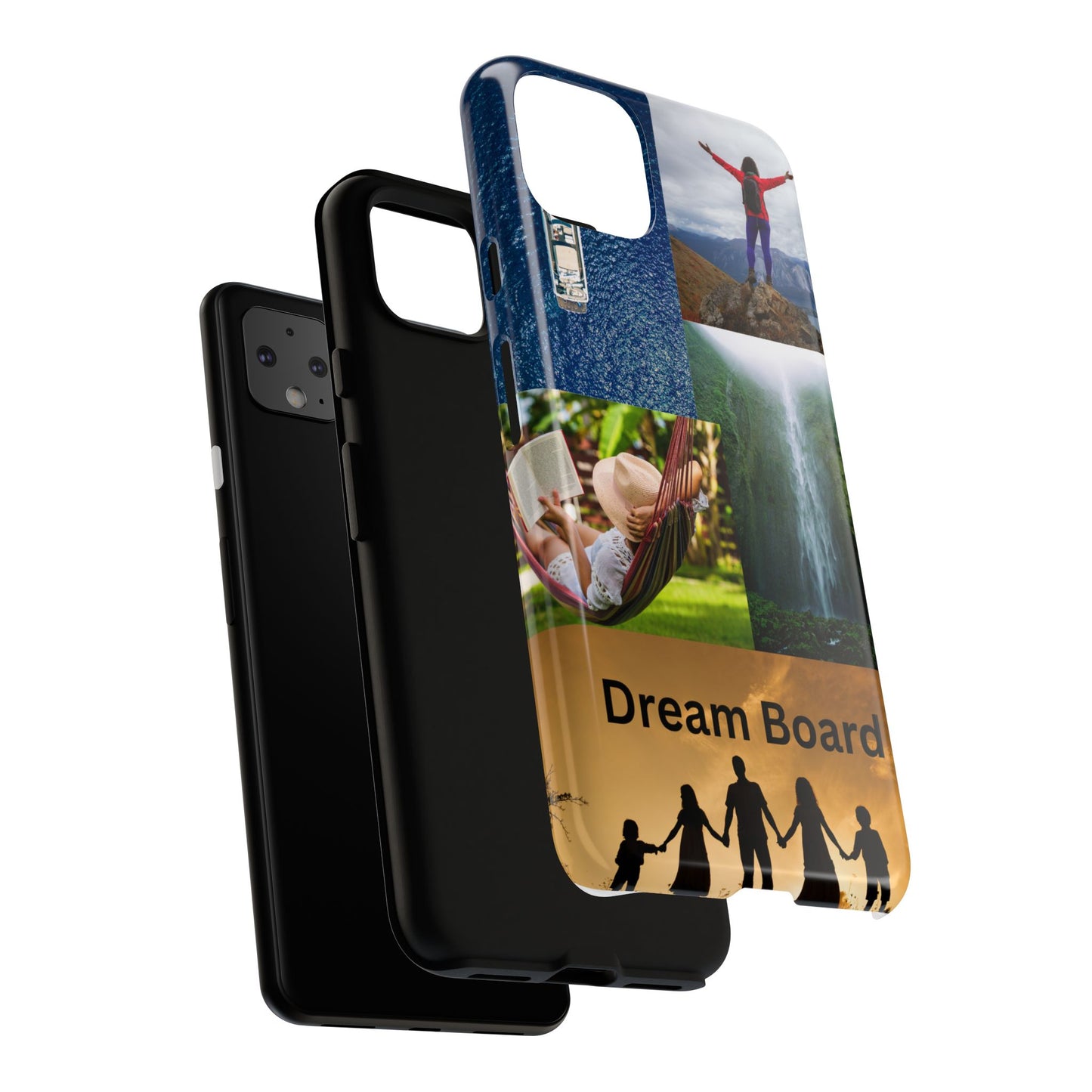 Dream Board Phone Case | Tough Cases for Adventure Seekers, Inspirational Phone Accessories, Custom Phone Covers, Unique Gift Ideas, [...]
