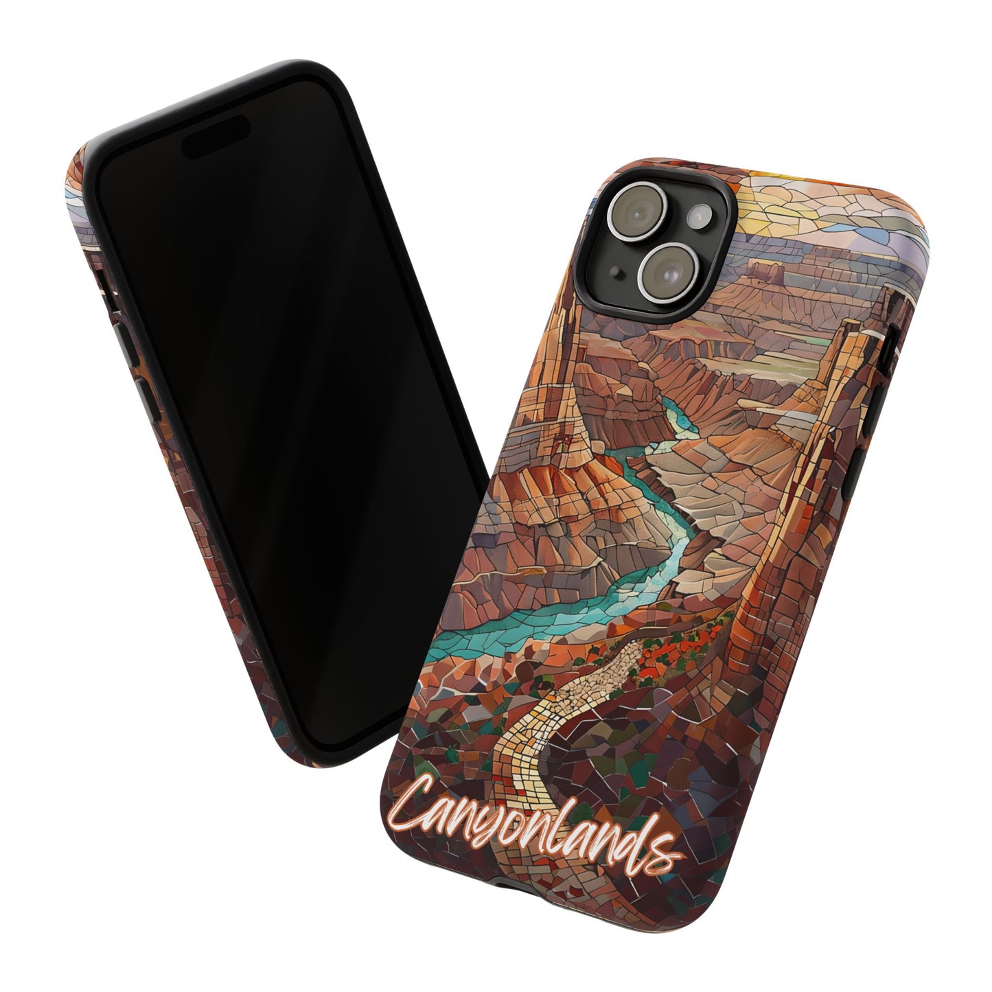 Canyonlands Mosaic Tough Phone Case - Red Rock Desert Vibes, National Park Aesthetic, Compatible with iPhone, Galaxy, and Google Phones