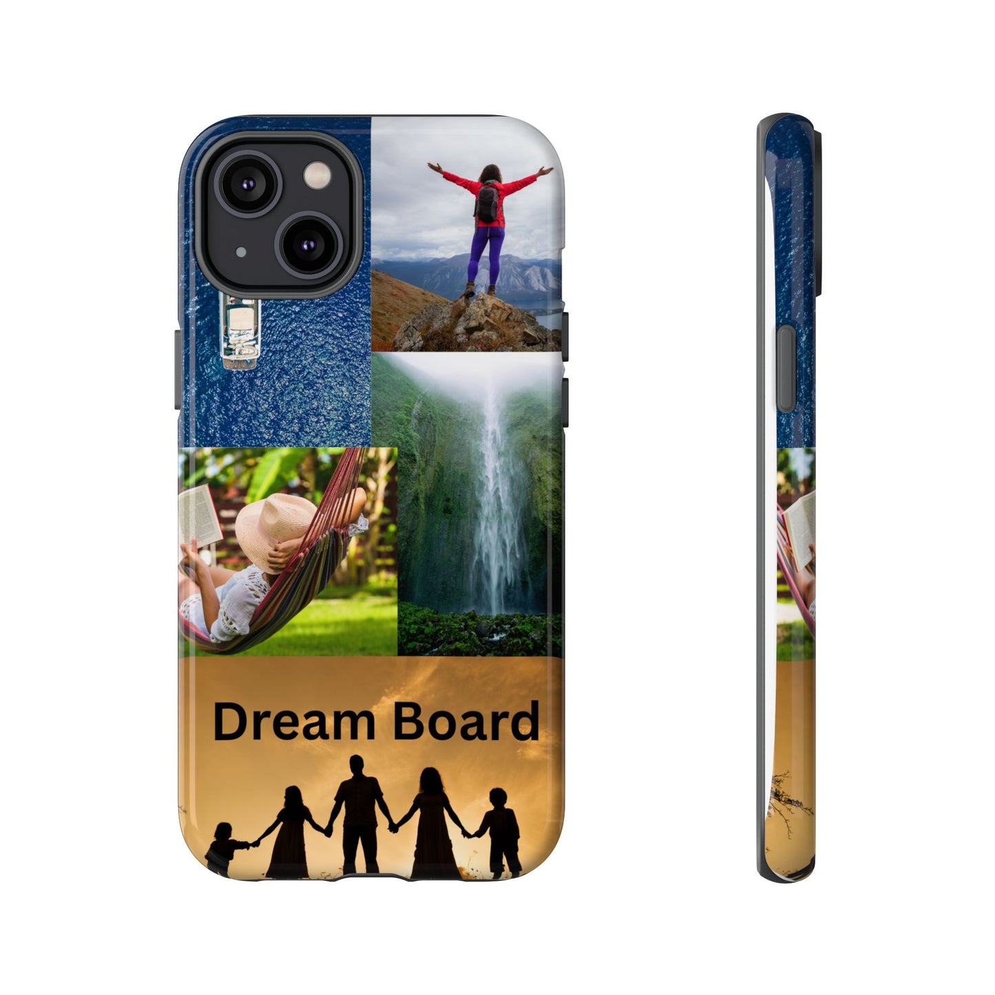 Dream Board Phone Case | Tough Cases for Adventure Seekers, Inspirational Phone Accessories, Custom Phone Covers, Unique Gift Ideas, [...]