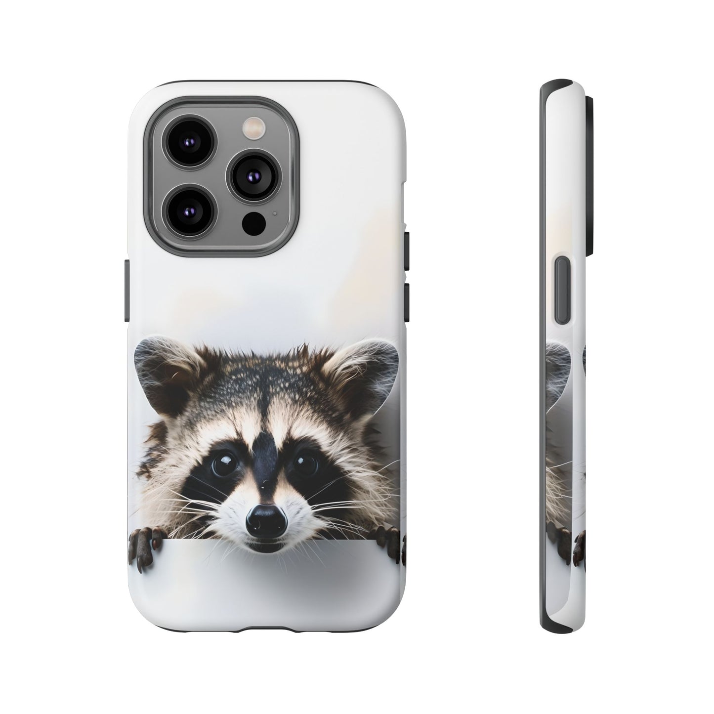 Raccoon Phone Case - Cute Animal Lover Gift, Wildlife Nature Tough Phone Case, Compatible with iPhone, Galaxy, Google Phones