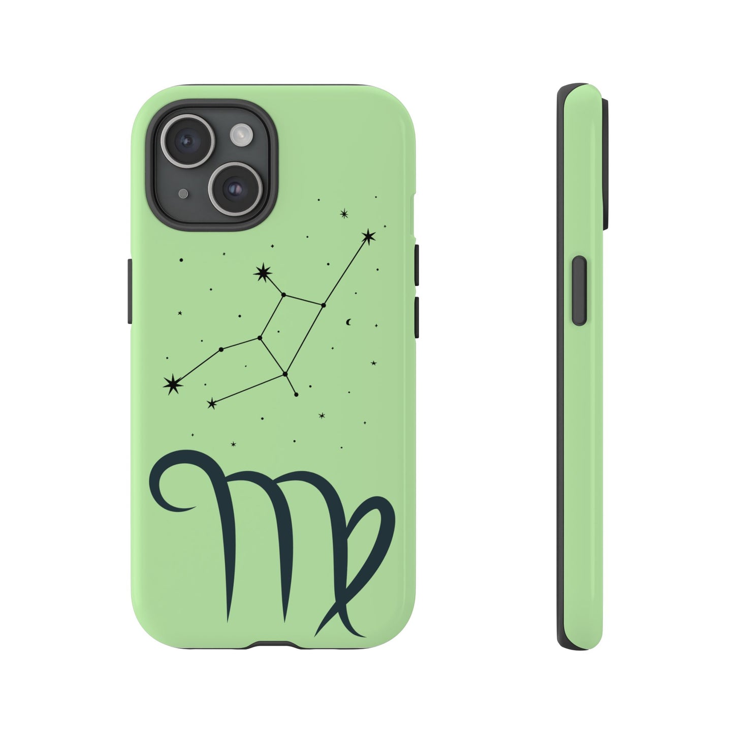 Virgo Zodiac Tough Phone Case, Astrology, Celestial Star Sign Cover, Compatible with iPhone, Galaxy, Pixel