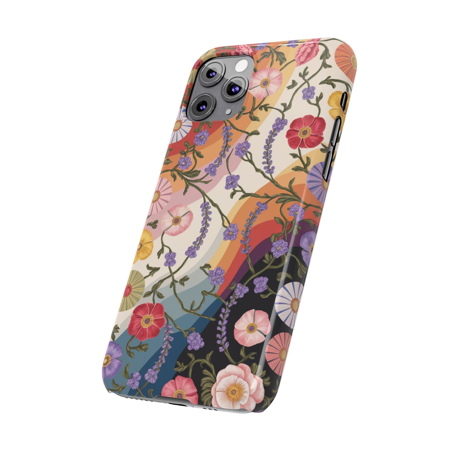 Floral Blossom Phone Case - Slim Case for Flower Lovers, Smartphone Cover, Gift for Her, Trendy Floral Design, Boho Chic Accessory
