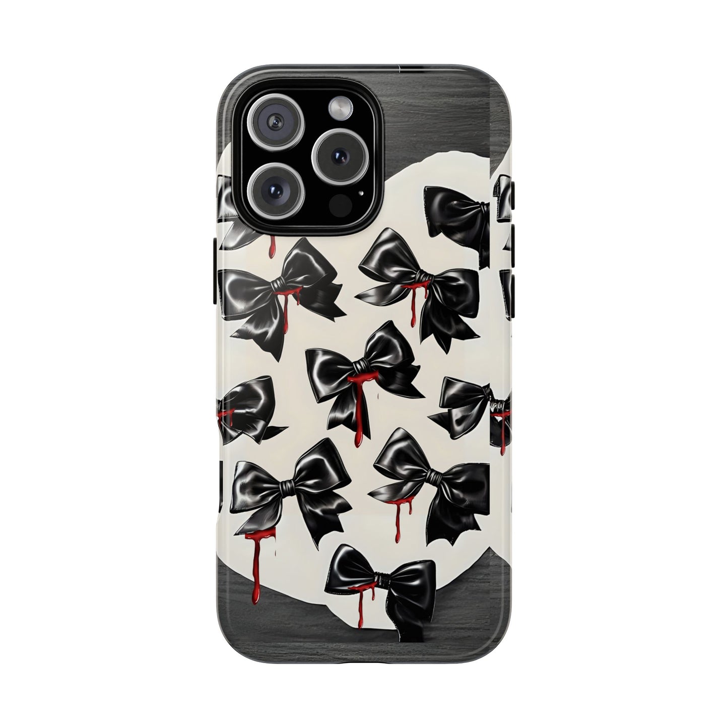 Spooky Halloween Tough Phone Case - Goth Coquette Aesthetic, Cute Horror Style, Compatible with iPhone, Galaxy, and Google Phones