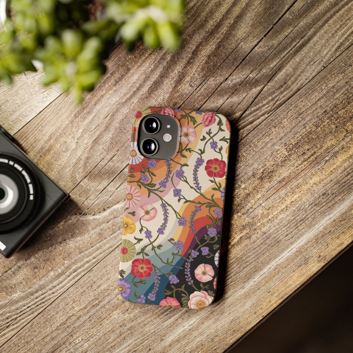 Floral Blossom Phone Case - Slim Case for Flower Lovers, Smartphone Cover, Gift for Her, Trendy Floral Design, Boho Chic Accessory