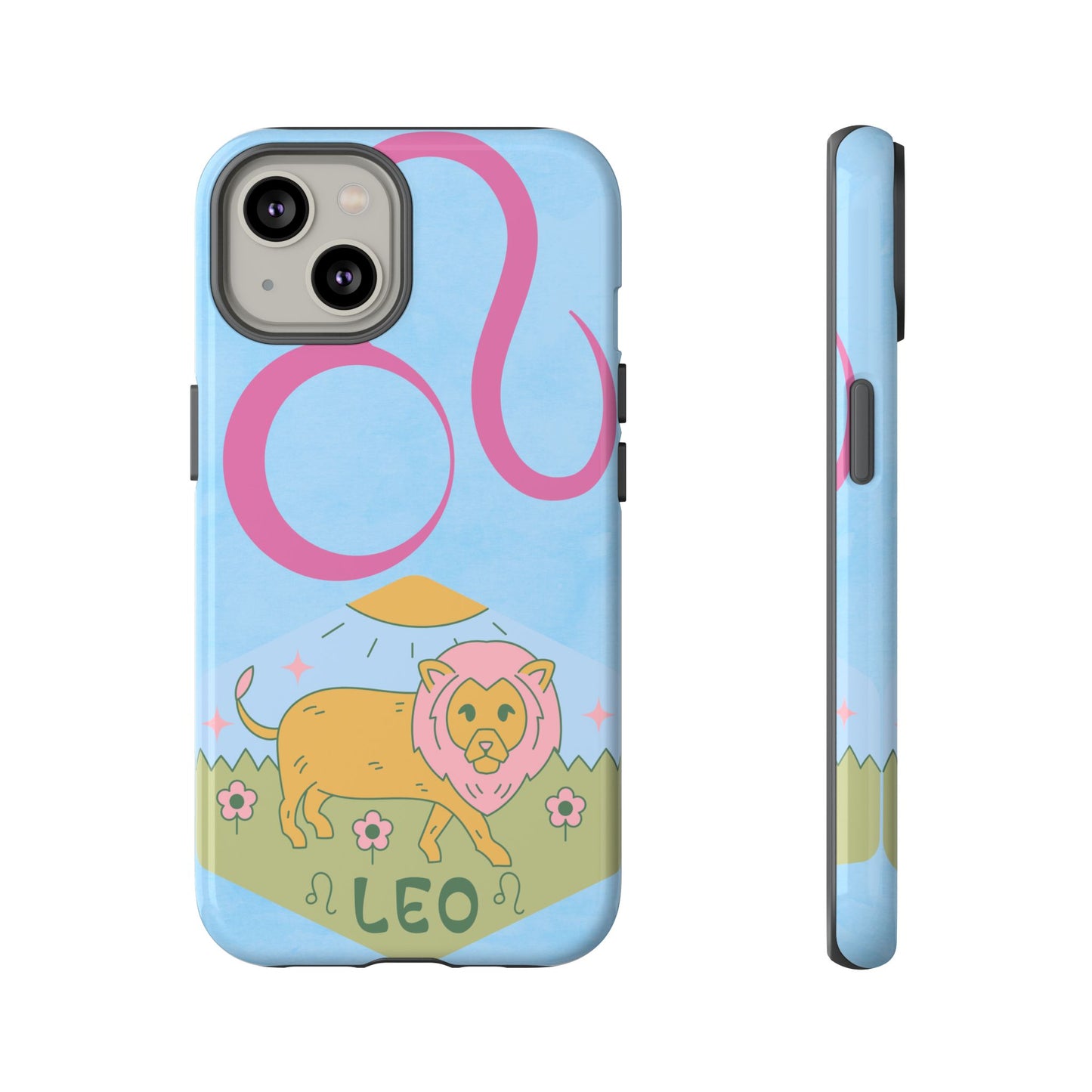 Leo Zodiac Phone Case, Astrology Gift for Her, Celestial Star Sign Cover, Birthday Gift, Compatible with iPhone, Galaxy, Google Phones