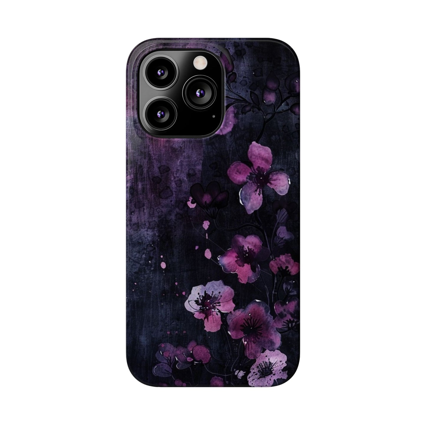 Elegant Floral Slim Phone Case - Perfect Gift for Her, Stylish iPhone Cover, Birthday Surprise, Spring Accessory, Cute Phone Protector