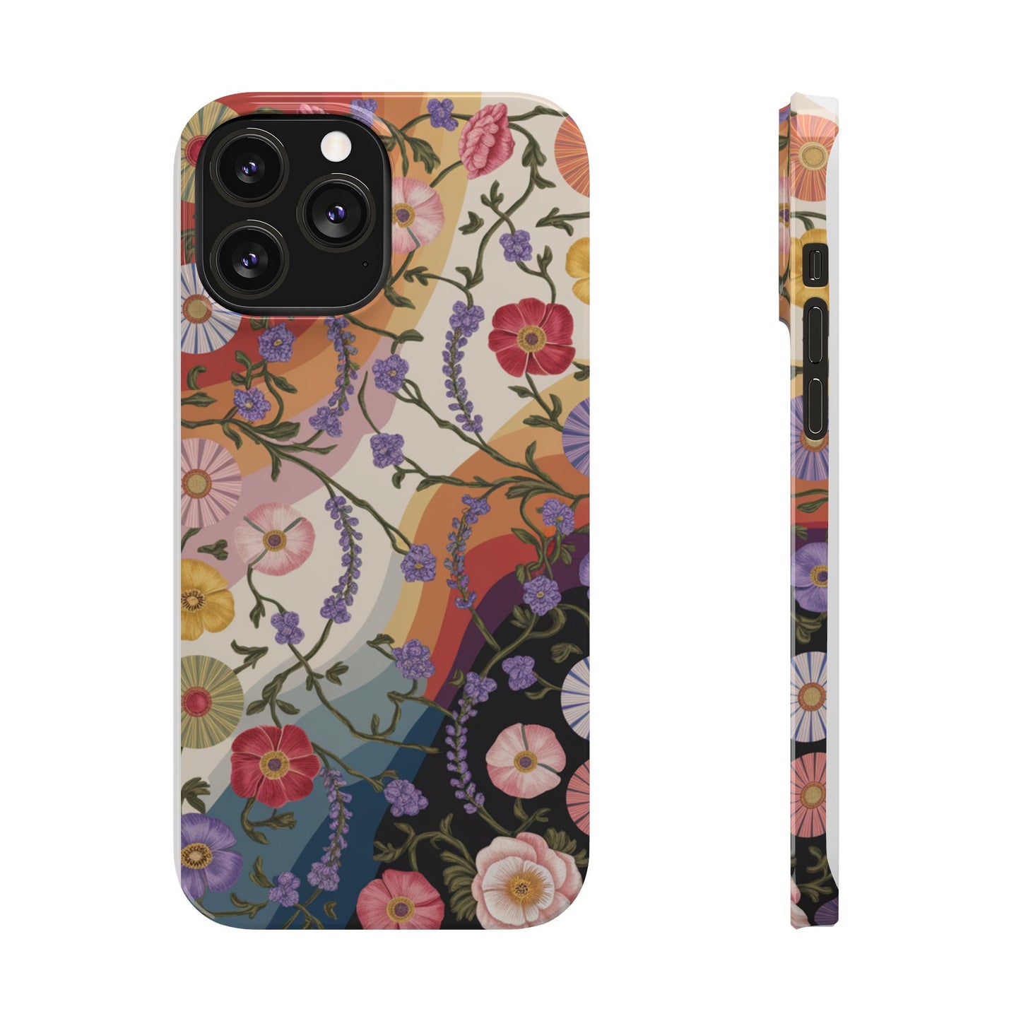 Floral Blossom Phone Case - Slim Case for Flower Lovers, Smartphone Cover, Gift for Her, Trendy Floral Design, Boho Chic Accessory