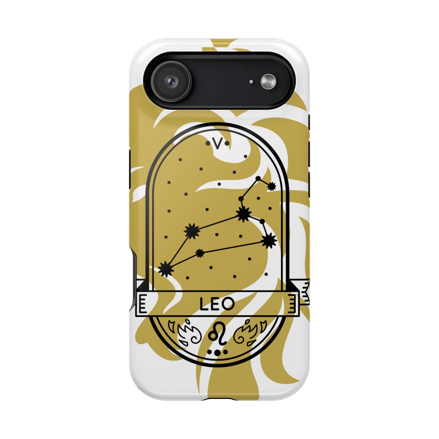 Leo Zodiac Magnetic Phone Case, Astrology Gift for Her, Celestial Star Sign Cover, Compatible with iPhone 17, 16, 15, 14, 13