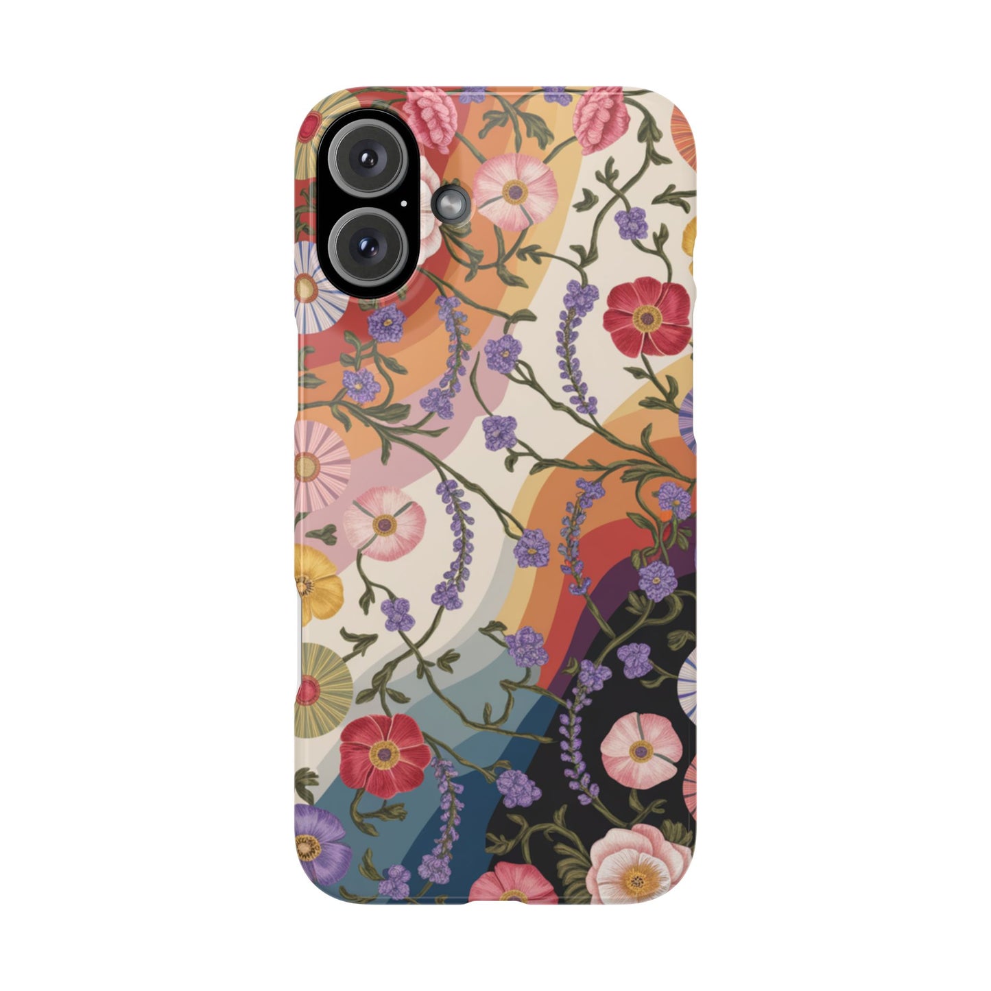 Floral Blossom Phone Case - Slim Case for Flower Lovers, Smartphone Cover, Gift for Her, Trendy Floral Design, Boho Chic Accessory