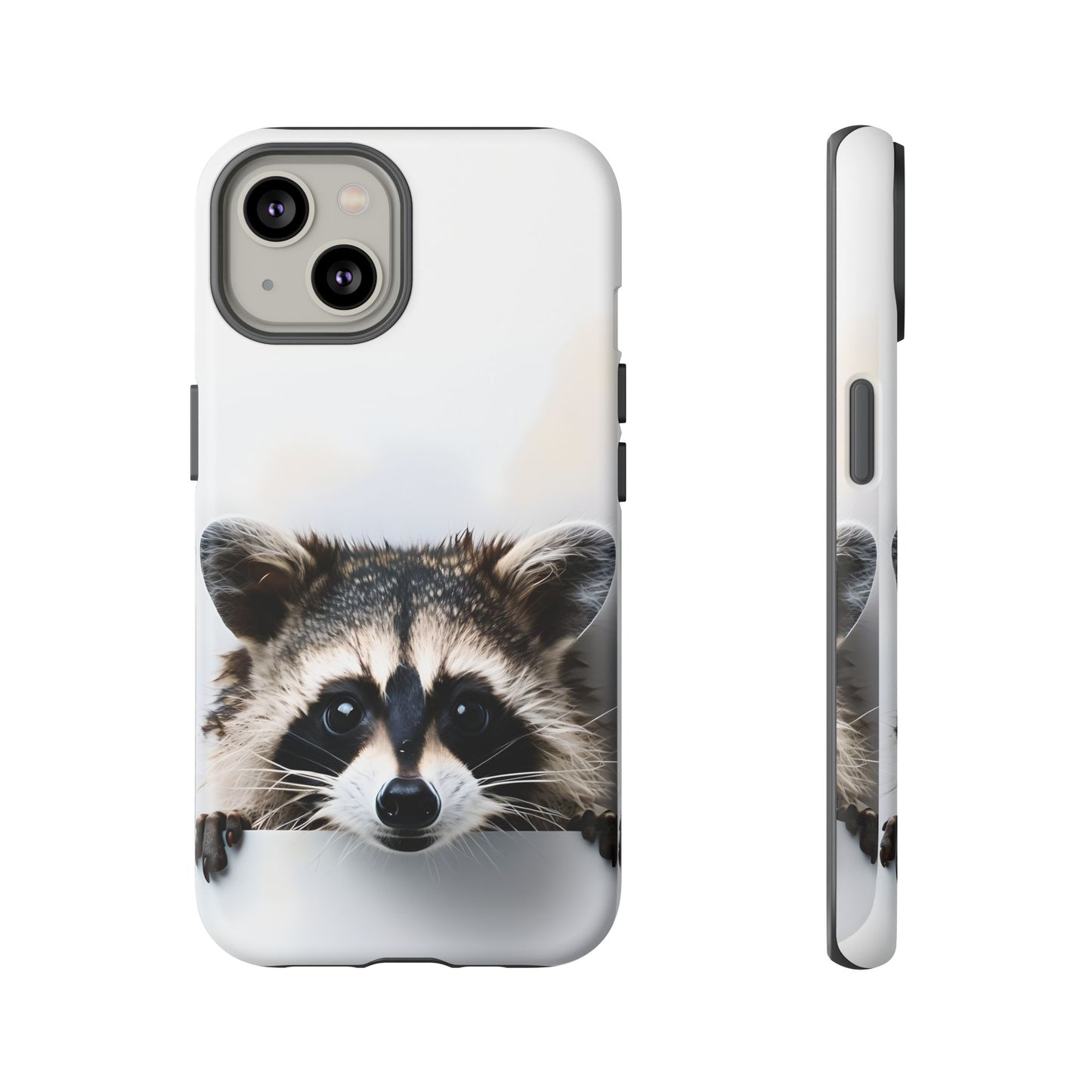 Raccoon Phone Case - Cute Animal Lover Gift, Wildlife Nature Tough Phone Case, Compatible with iPhone, Galaxy, Google Phones