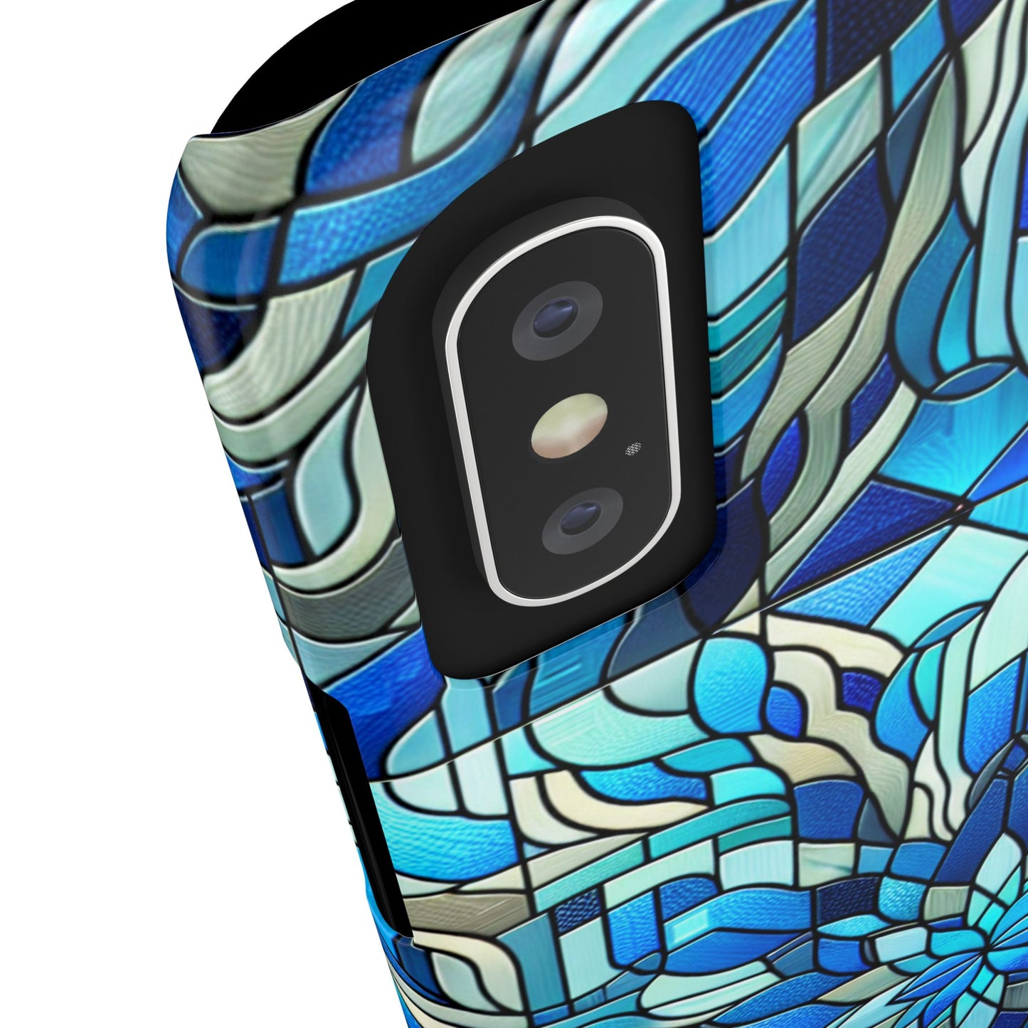 Stained Glass Slim Phone Cases, Floral Phone Covers, Unique Gifts, Artistic Phone Skins, Smartphone Accessories, Stylish Cases