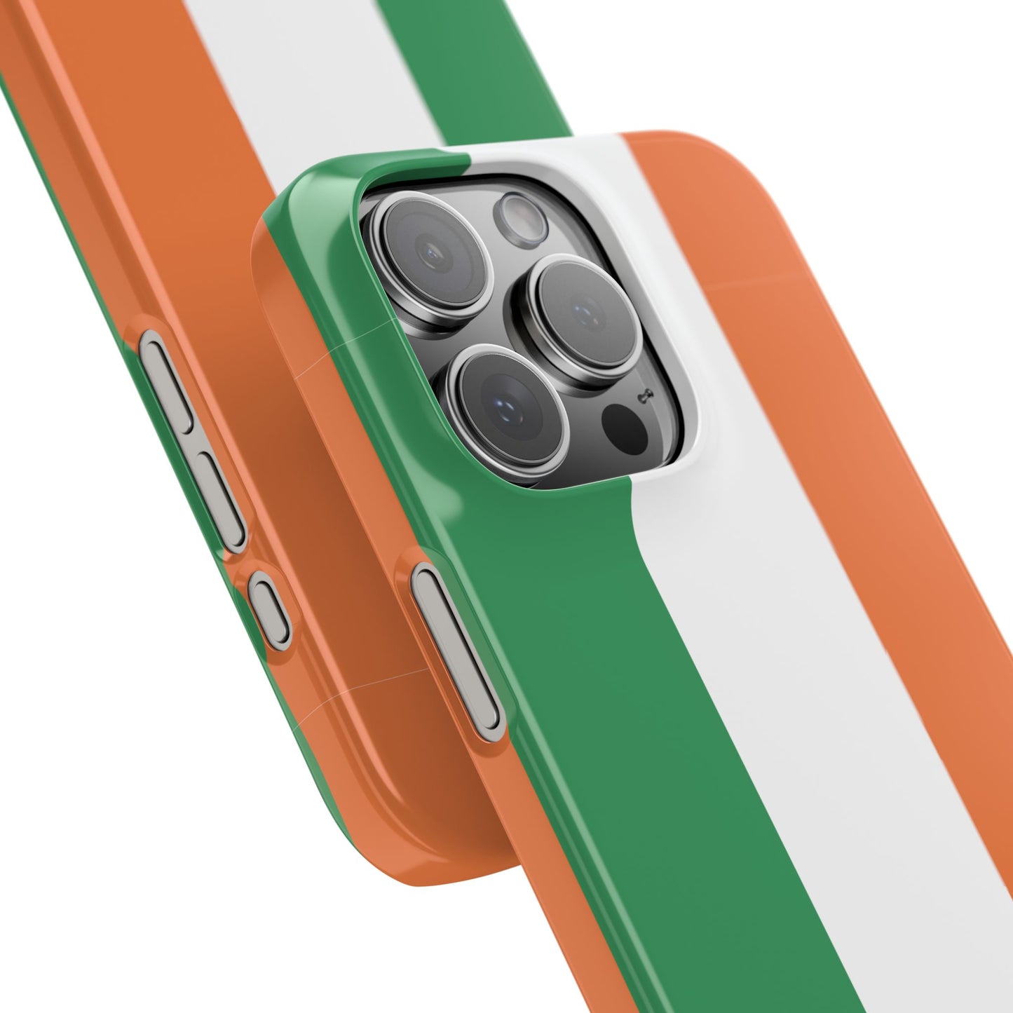 Ireland Flag Slim Phone Case, St. Patrick Design Phone Cover, Compatible with iPhone 17, 16, 15, 14, 13, 12, 11