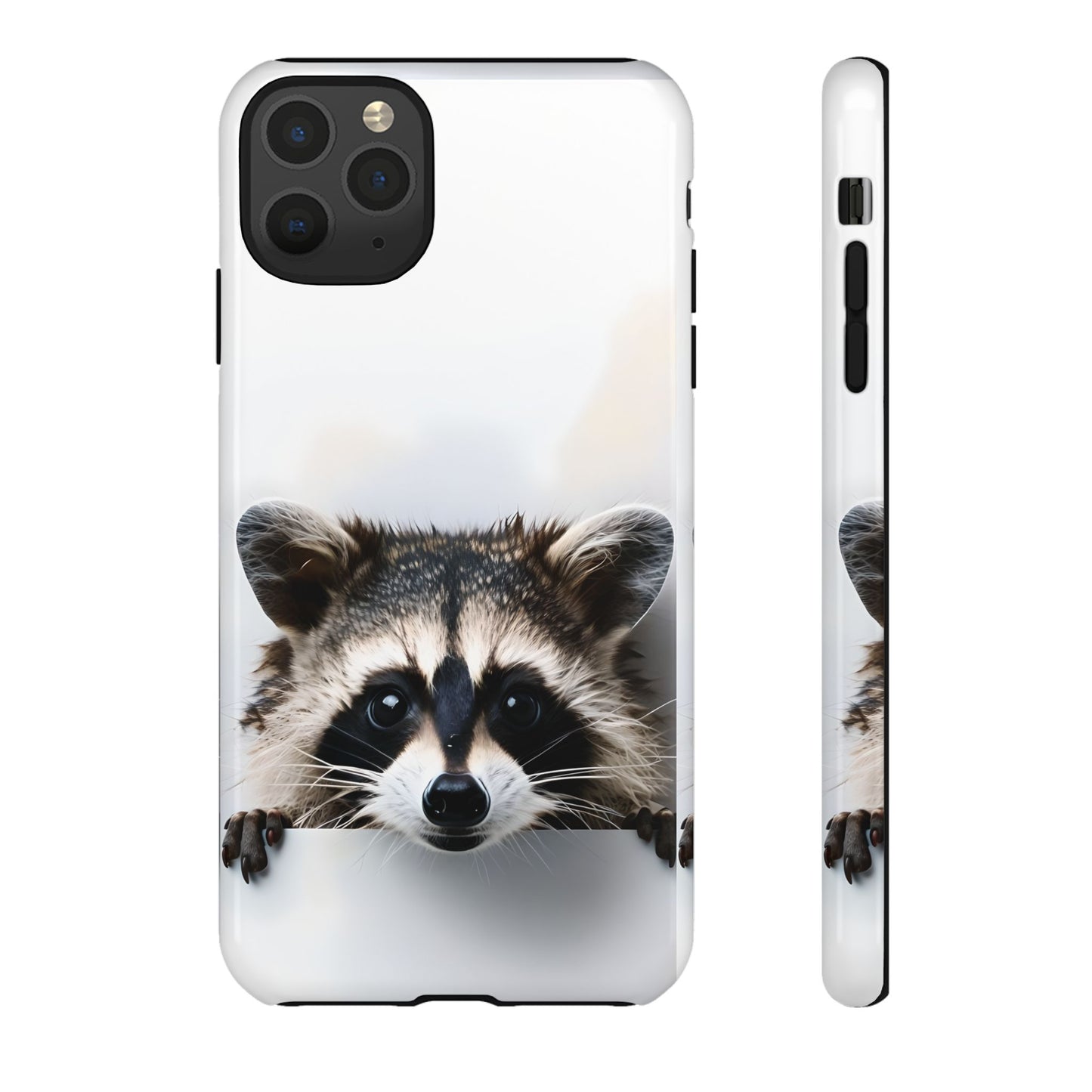 Raccoon Phone Case - Cute Animal Lover Gift, Wildlife Nature Tough Phone Case, Compatible with iPhone, Galaxy, Google Phones