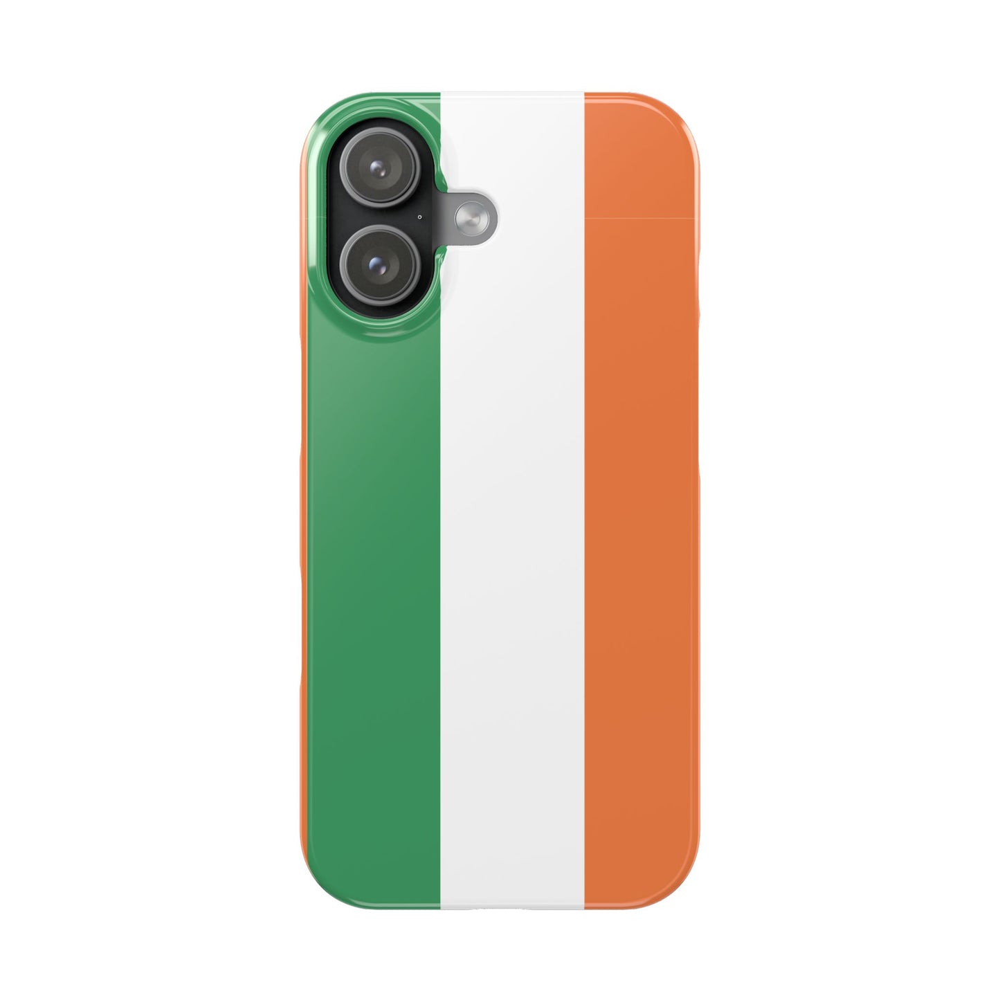 Ireland Flag Slim Phone Case, St. Patrick Design Phone Cover, Compatible with iPhone 17, 16, 15, 14, 13, 12, 11