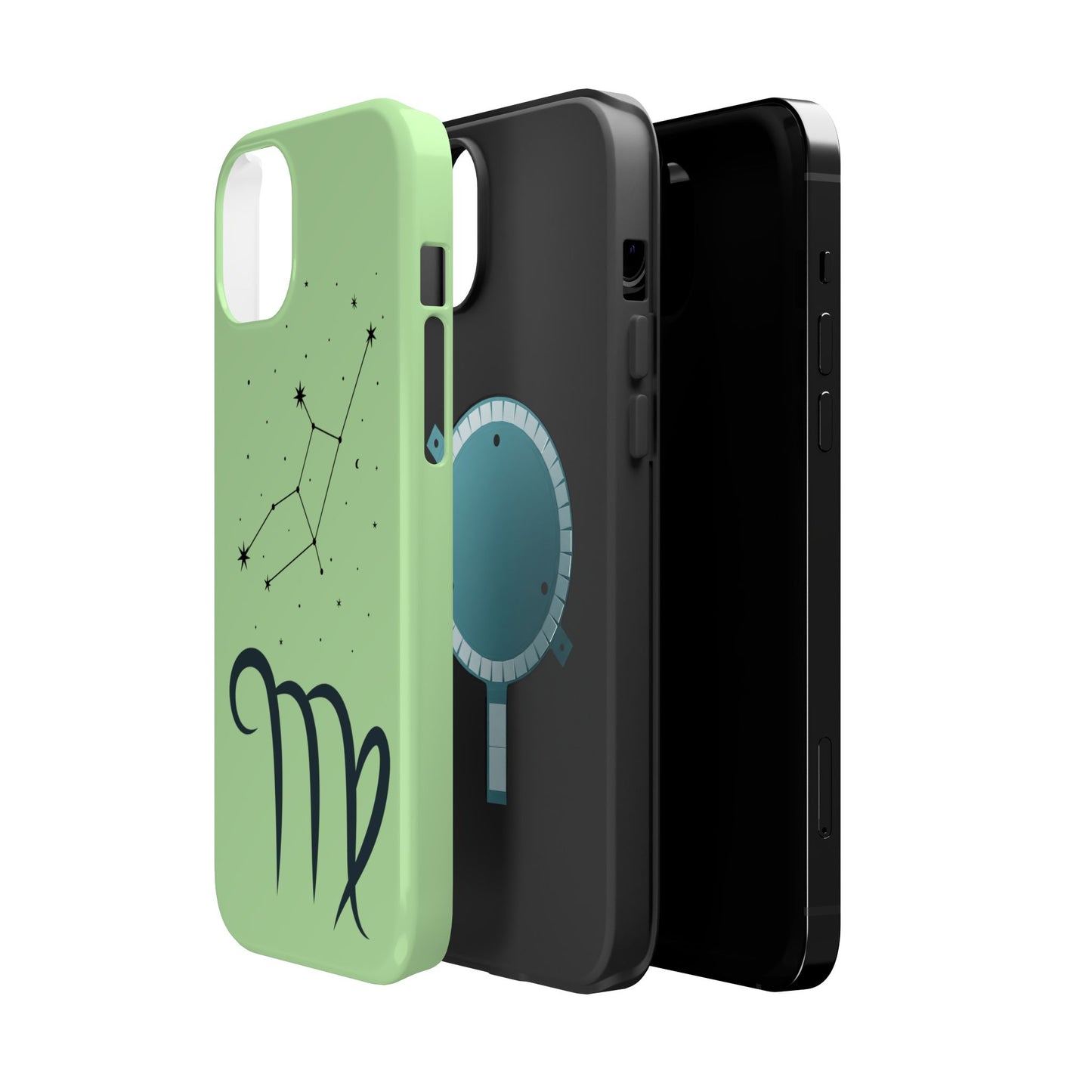 Virgo Zodiac Magnetic Phone Case, Astrology Gift for Her, Celestial Star Sign, Birthday Gift, Compatible with iPhone 17, 16, 15, 14, 13