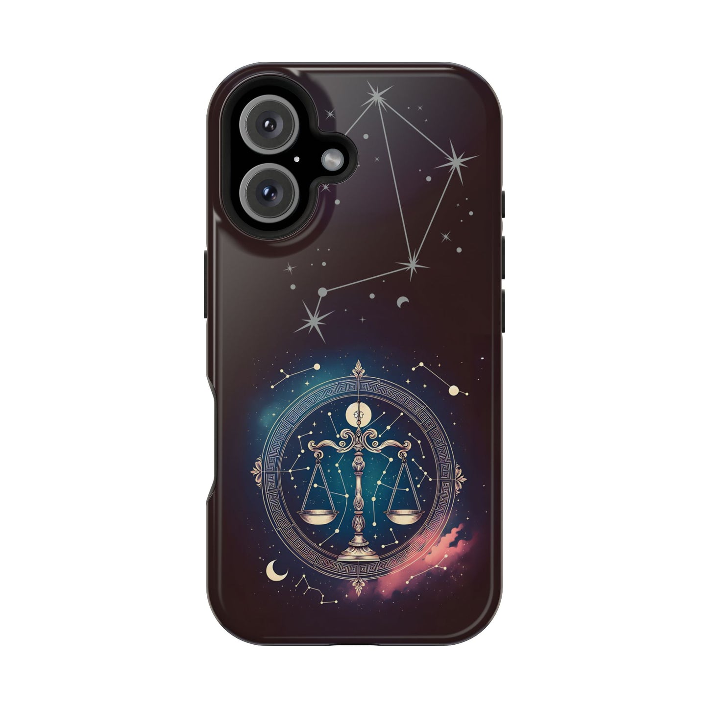 Libra Zodiac Magnetic Phone Case Astrology Gift for Her, Celestial Star Sign Cover, Birthday Gift, Compatible with iPhone 17, 16, 15, 14, 13