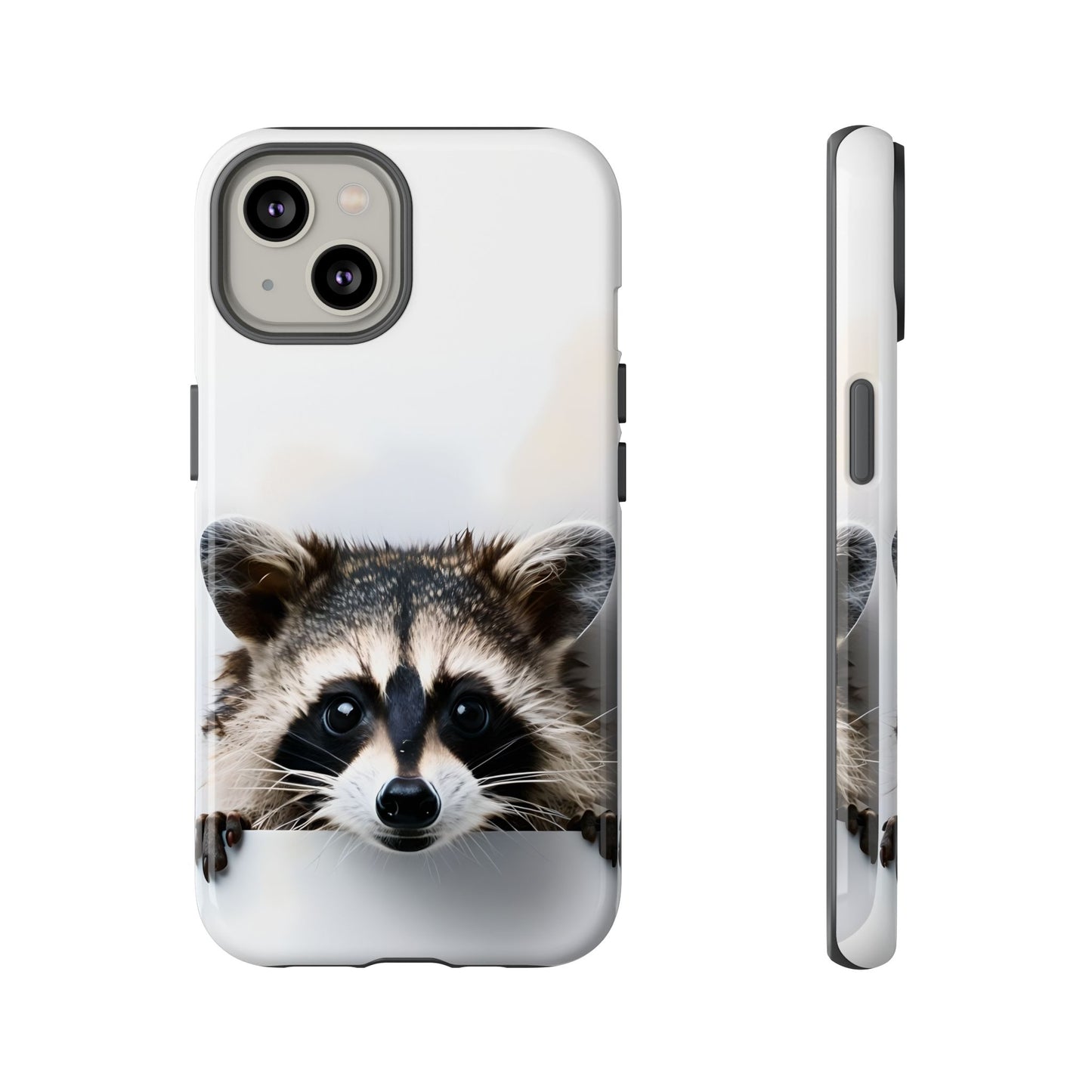 Raccoon Phone Case - Cute Animal Lover Gift, Wildlife Nature Tough Phone Case, Compatible with iPhone, Galaxy, Google Phones