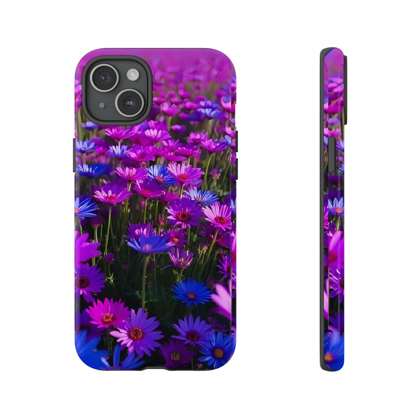 Wildflower Meadow Phone Case, Colorful Floral Garden Aesthetic, Vibrant Tough Phone Case, Compatible with iPhone, Galaxy, Google