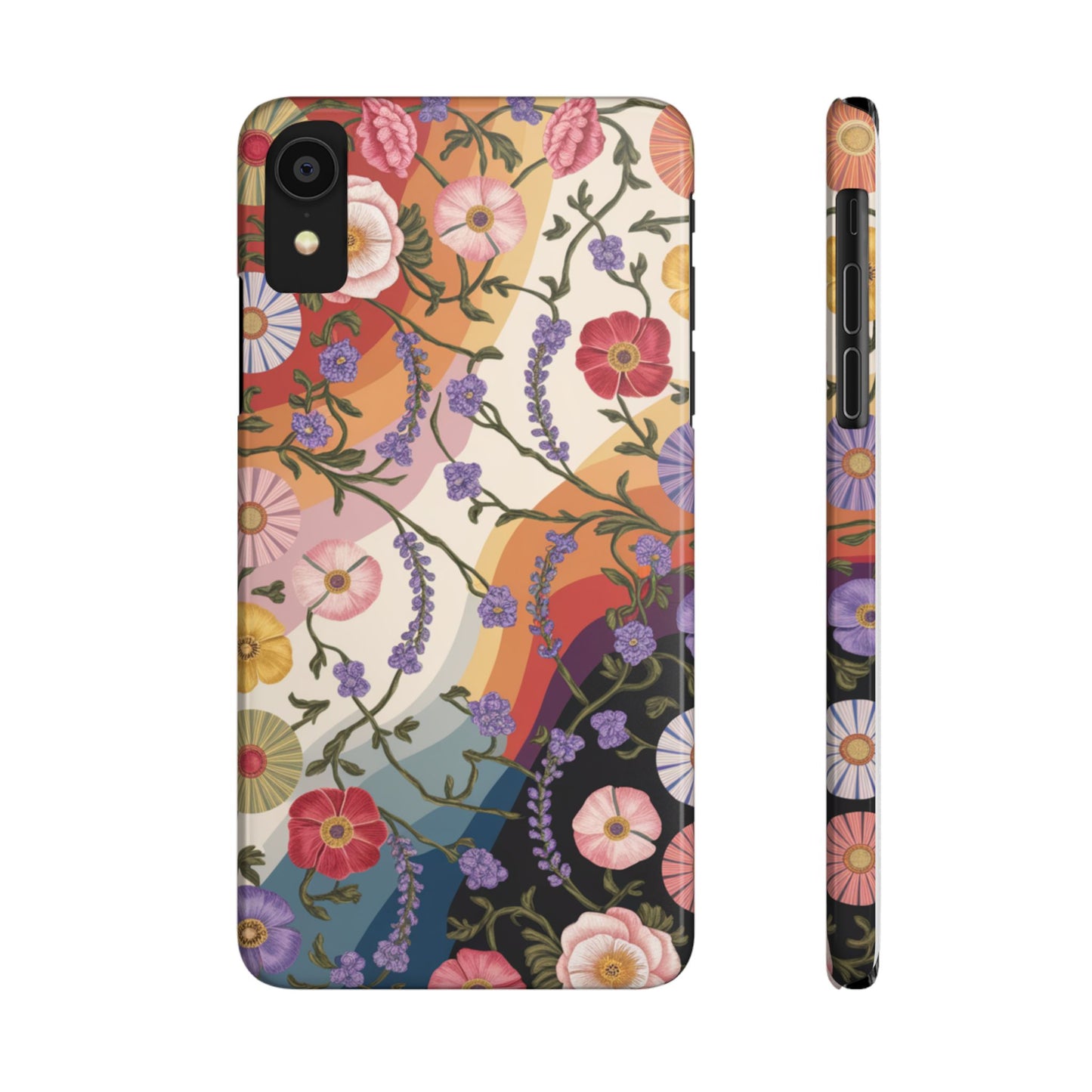 Floral Blossom Phone Case - Slim Case for Flower Lovers, Smartphone Cover, Gift for Her, Trendy Floral Design, Boho Chic Accessory