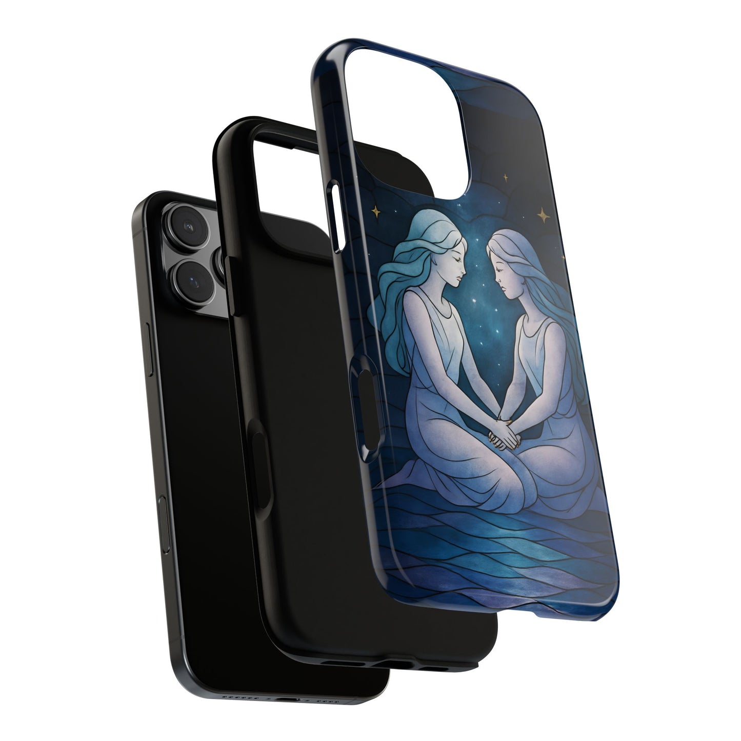 Gemini Zodiac Tough Phone Case, Astrology, Celestial Star Sign Cover, Compatible with iPhone, Galaxy, Pixel