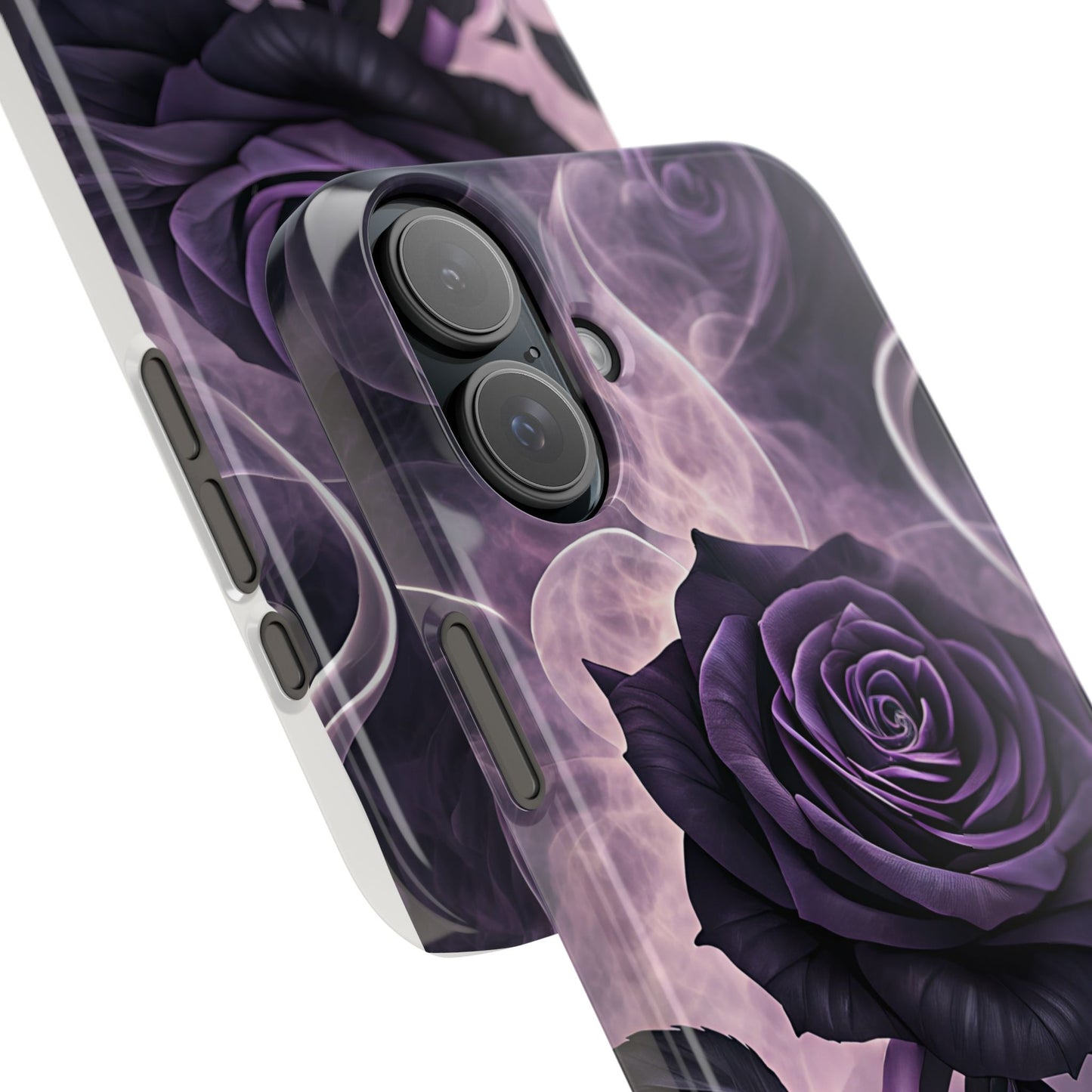 Elegant Purple Rose Phone Cases, Stylish Slim Cases for Flower Lovers, Floral Accessories, Birthday Gifts, Unique Phone Covers