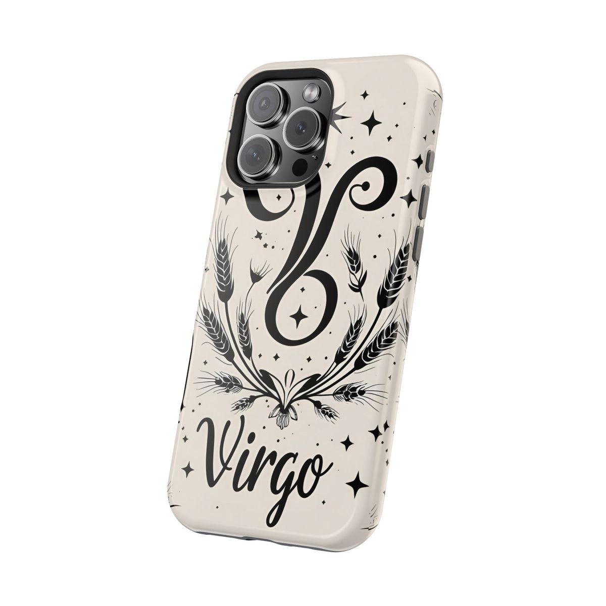 Virgo Zodiac Magnetic Phone Case, Astrology, Celestial Star Sign Cover, Compatible with iPhone 17, 16, 15, 14, 13