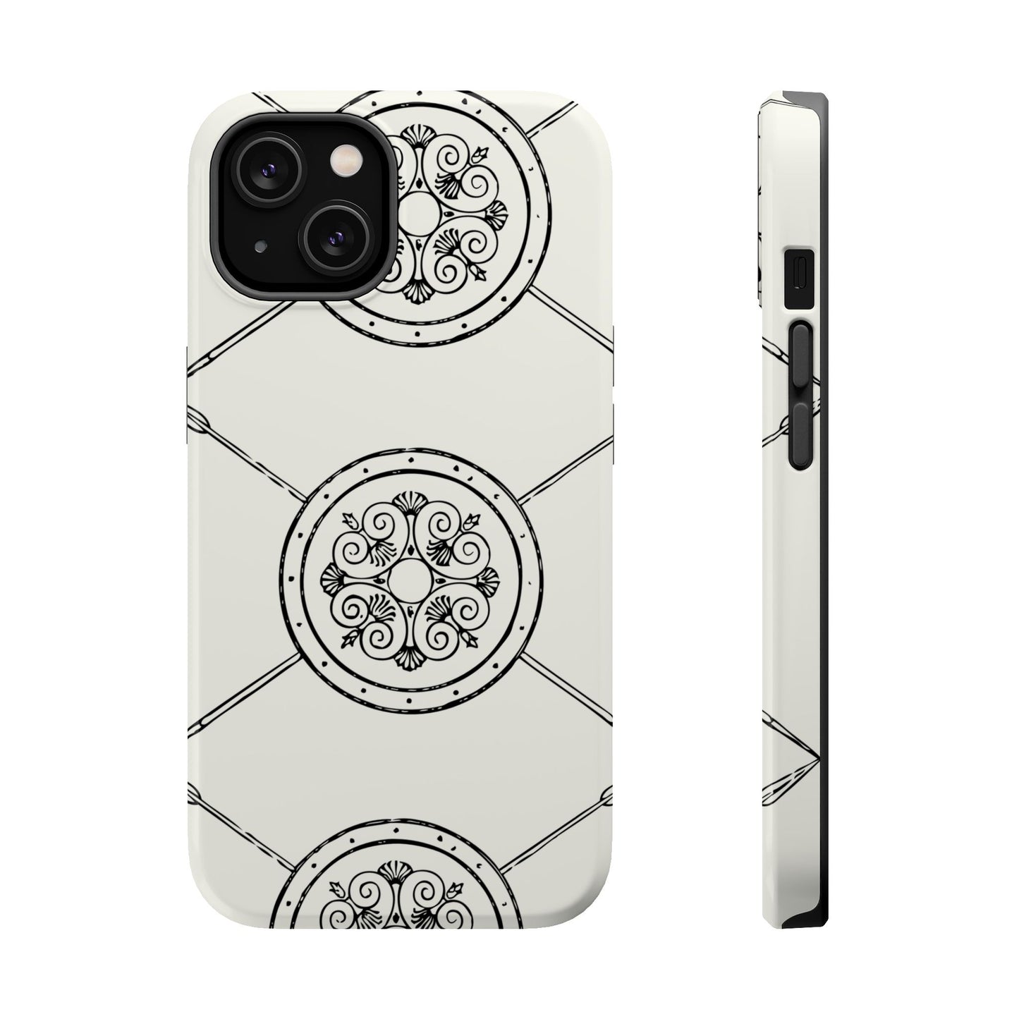 Celtic Pattern Magnetic Phone Case, St Patrick Design Phone Cover, Irish Heritage Art Compatible with iPhone 17, 16, 15, 14, 13