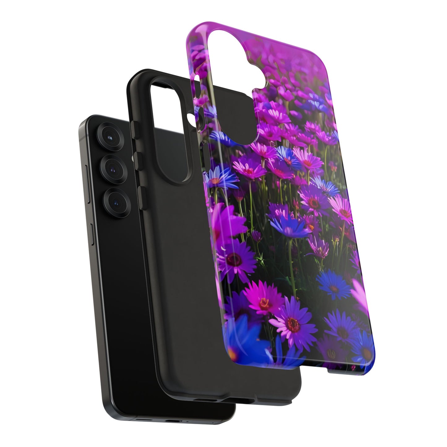 Wildflower Meadow Phone Case, Colorful Floral Garden Aesthetic, Vibrant Tough Phone Case, Compatible with iPhone, Galaxy, Google