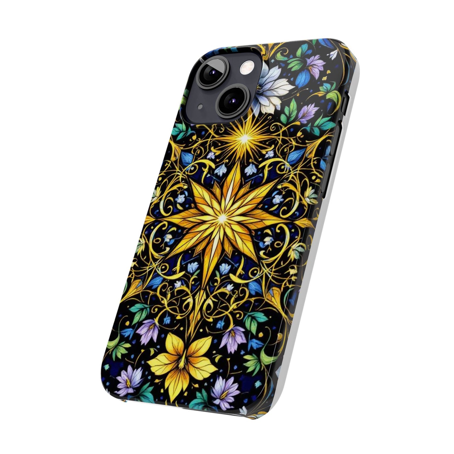 Elegant Floral Phone Case - Slim Phone Cases, Artistic Cases for Nature Lovers, Gift for Birthdays, Holidays, Spring Decor