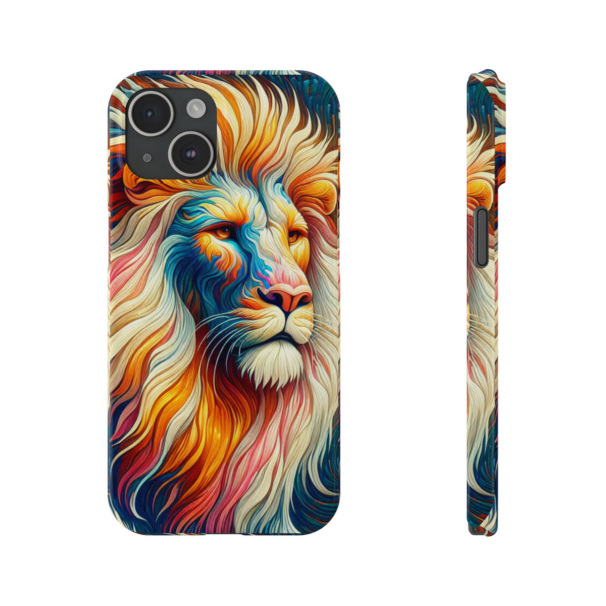 Leo Zodiac Slim Phone Case, Astrology Gift for Her, Celestial Star Sign Cover, Compatible with iPhone 17 16 15 14 13 12 11