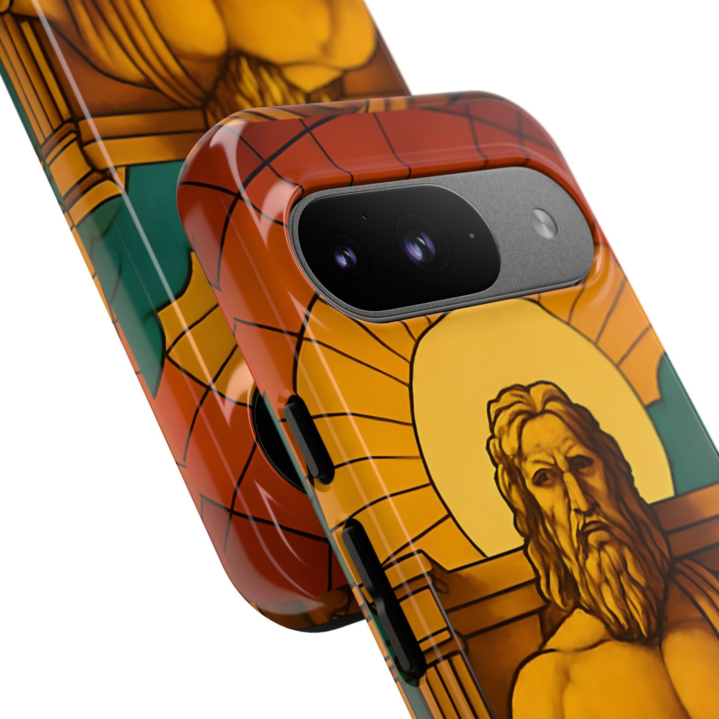 Olympia Zeus Statue Tough Phone Case - Classic Greek Art Design, Historic World Wonder Aesthetic, Compatible with iPhone, Galaxy, and Google