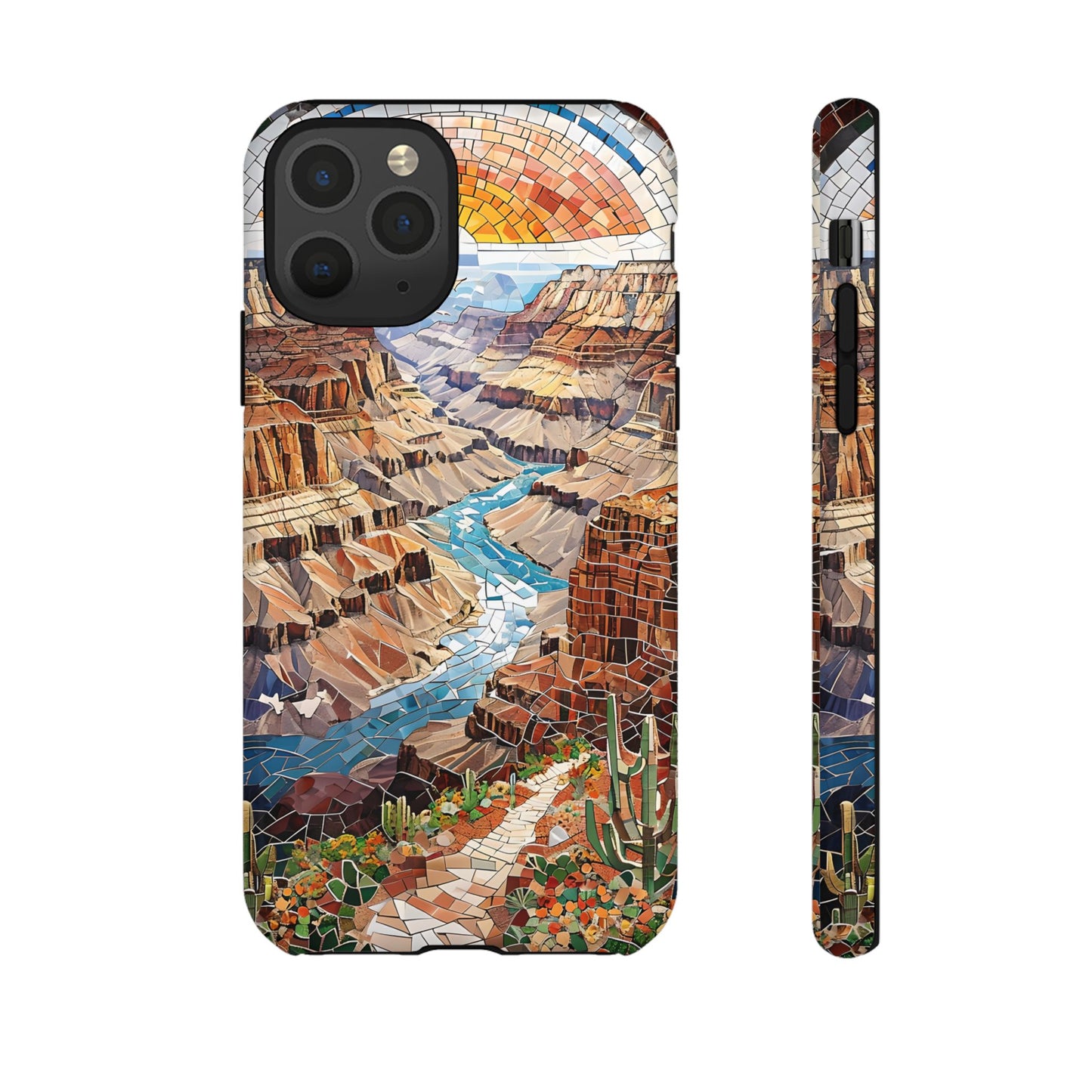 Grand Canyon National Park Phone Case, Mosaic Phone Case, Mountain Nature Art, National Park Gift, Travel Phone Case, Aesthetic Case Gift