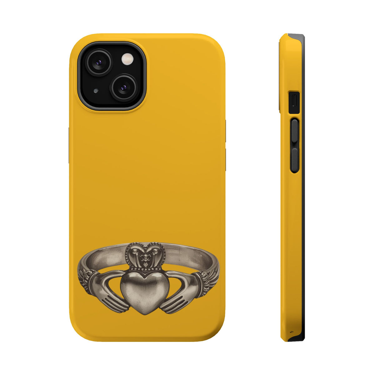 Claddagh Magnetic Phone Case Irish Symbol Ring Love Loyalty Friendship Vintage Gold Compatible with iPhone 17 16 15 14 13