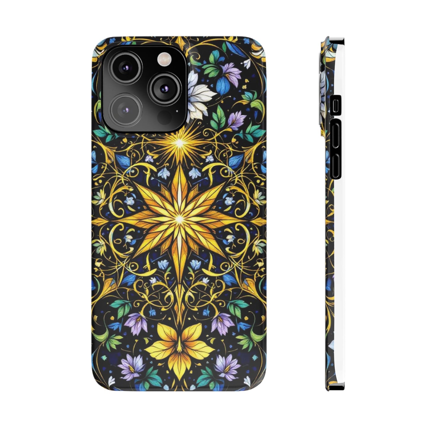 Elegant Floral Phone Case - Slim Phone Cases, Artistic Cases for Nature Lovers, Gift for Birthdays, Holidays, Spring Decor