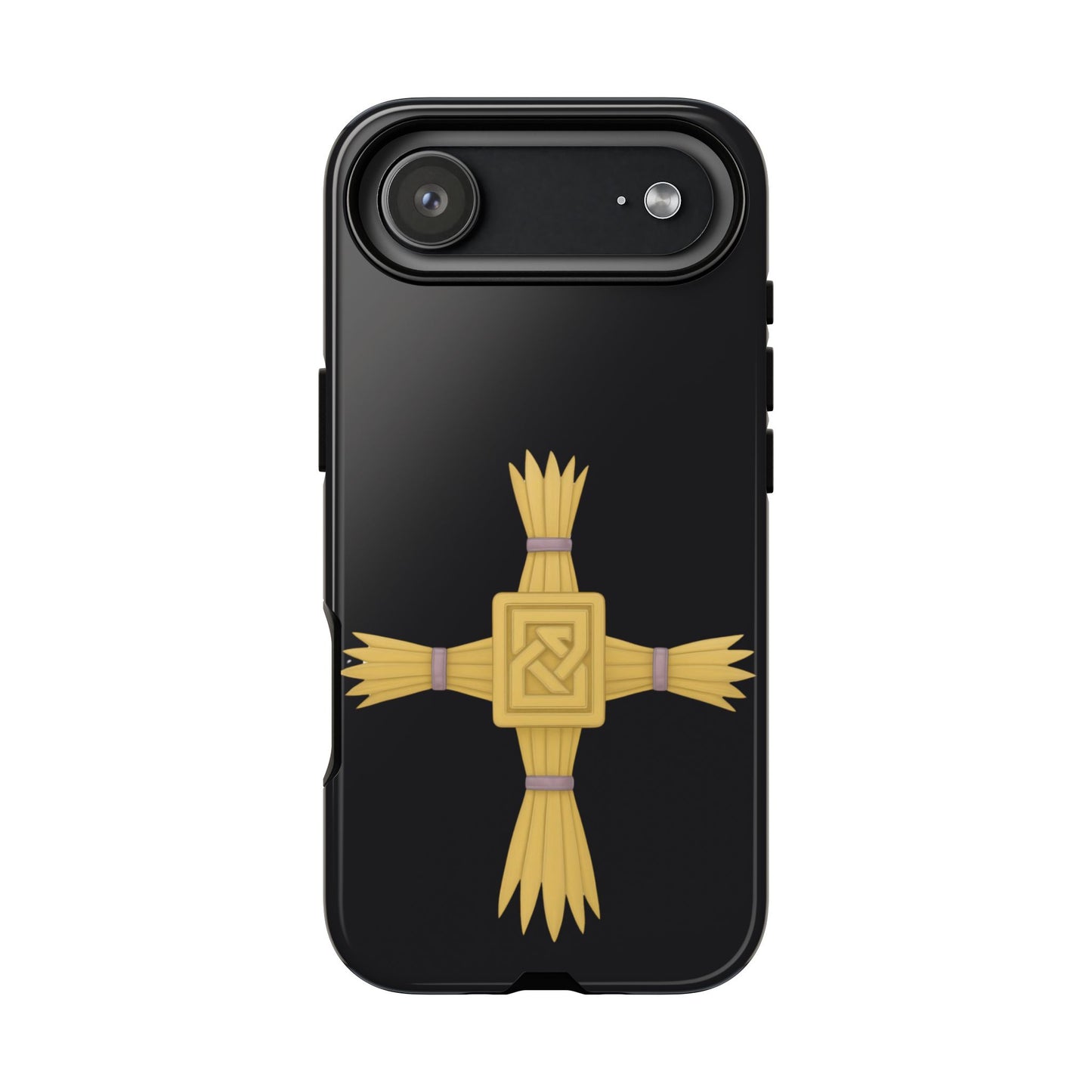 Brigid’s Cross Tough Phone Case Irish Celtic Protection Symbol Gold St Brigid Sacred Woven Cross iPhone Samsung Galaxy