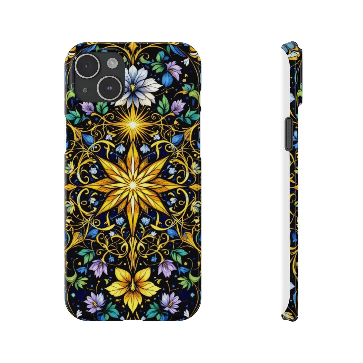 Elegant Floral Phone Case - Slim Phone Cases, Artistic Cases for Nature Lovers, Gift for Birthdays, Holidays, Spring Decor
