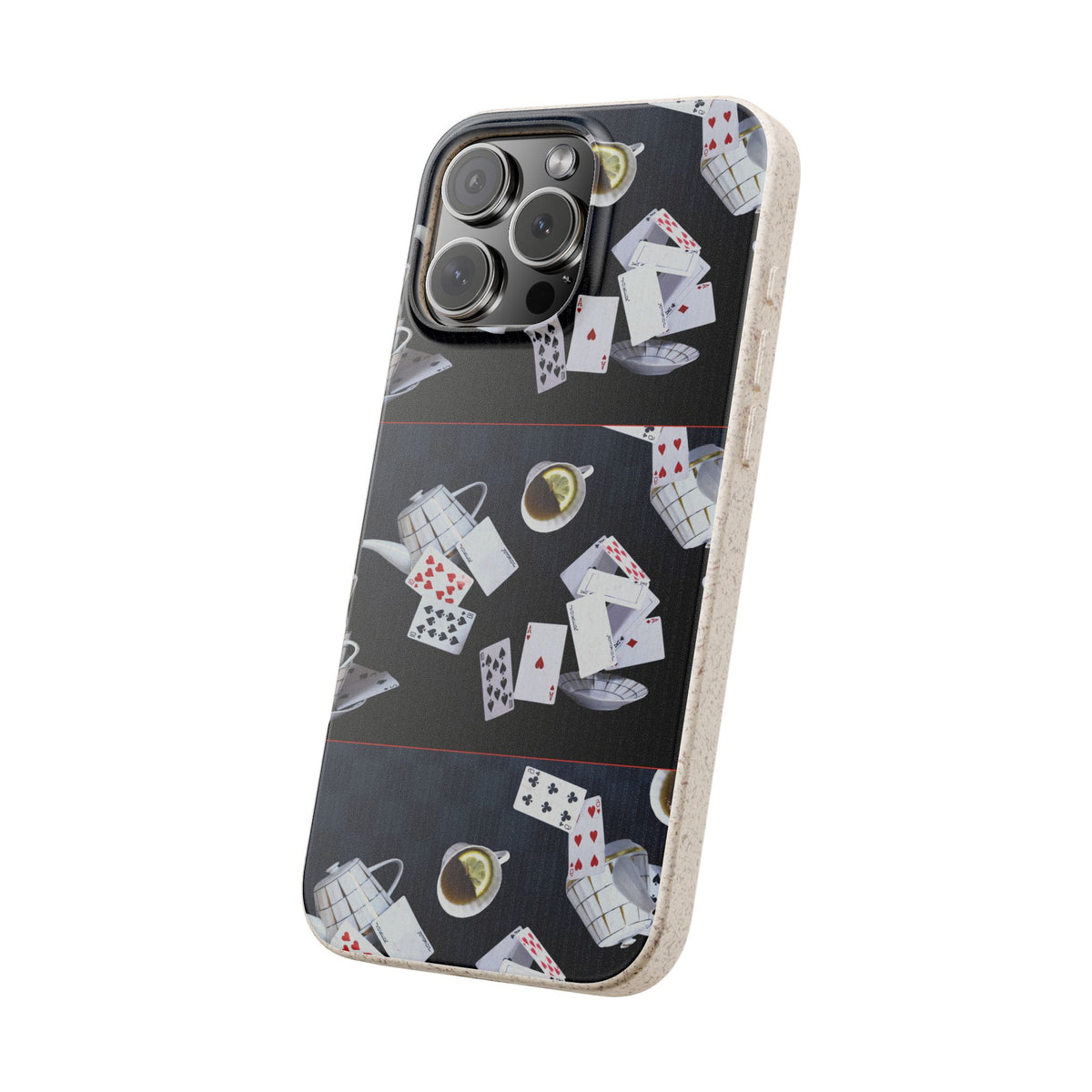 Alice in Wonderland Biodegradable Phone Case, Mad Hatter Tea Party Phone Cover, Compatible with Galaxy and iPhone 17, 16, 15, 14, 13
