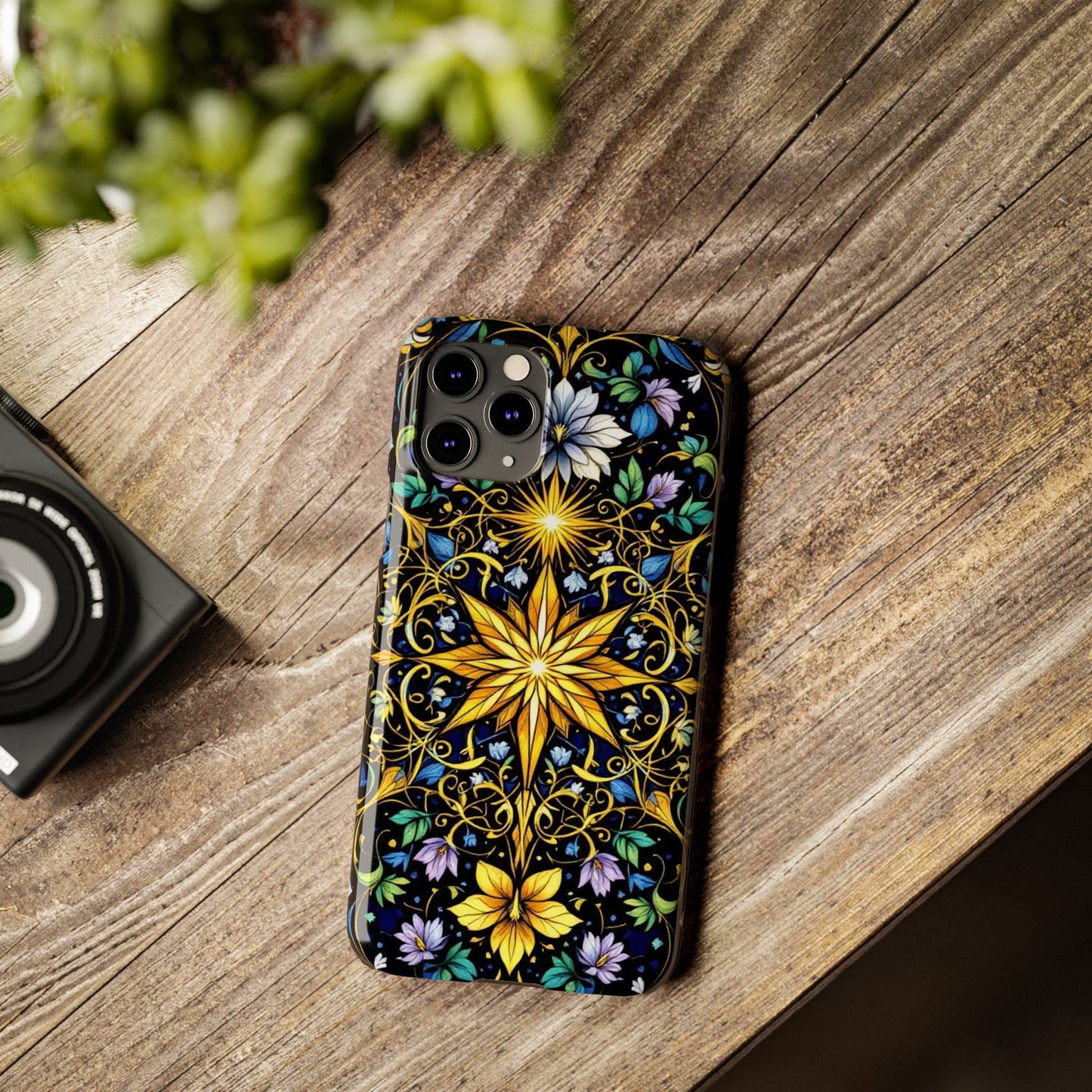 Elegant Floral Phone Case - Slim Phone Cases, Artistic Cases for Nature Lovers, Gift for Birthdays, Holidays, Spring Decor