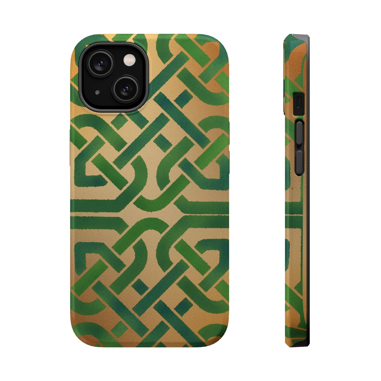 Celtic Knot Magnetic Phone Case, Irish Heritage Pattern Phone Cover, Celtic Art Design, Irish Culture Gift Compatible with iPhone