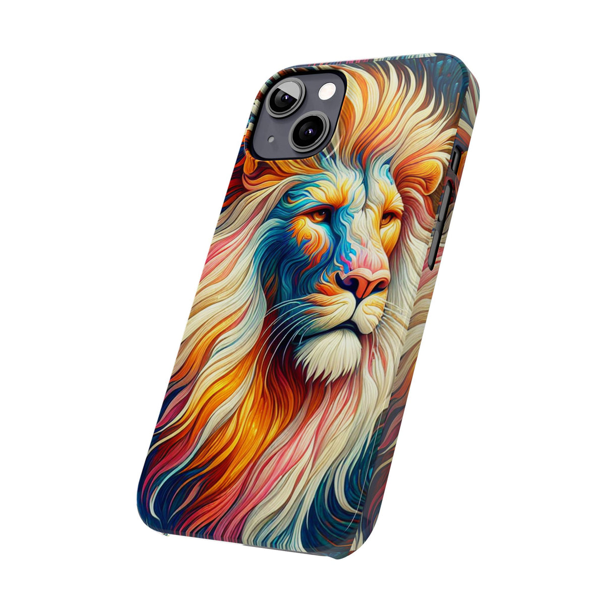 Leo Zodiac Slim Phone Case, Astrology Gift for Her, Celestial Star Sign Cover, Compatible with iPhone 17 16 15 14 13 12 11