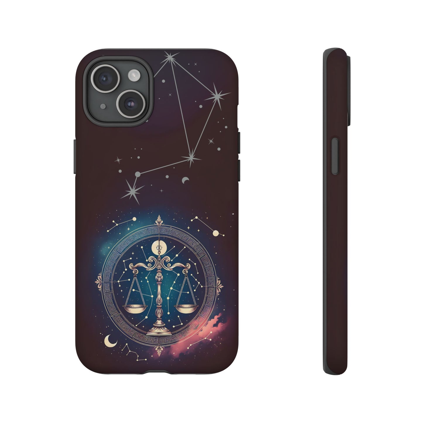 Libra Zodiac Phone Case - Astrology Gift for Her, Celestial Star Sign Cover, Birthday Gift, Compatible with iPhone, Galaxy, Google Phones