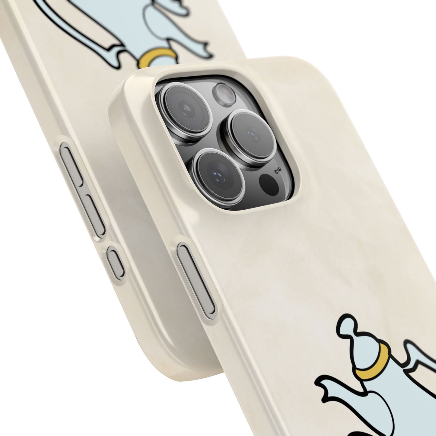 Alice in Wonderland Slim Phone Case, Tea Kettle and Cups Phone Cover, Compatible with iPhone 17, 16, 15, 14, 13