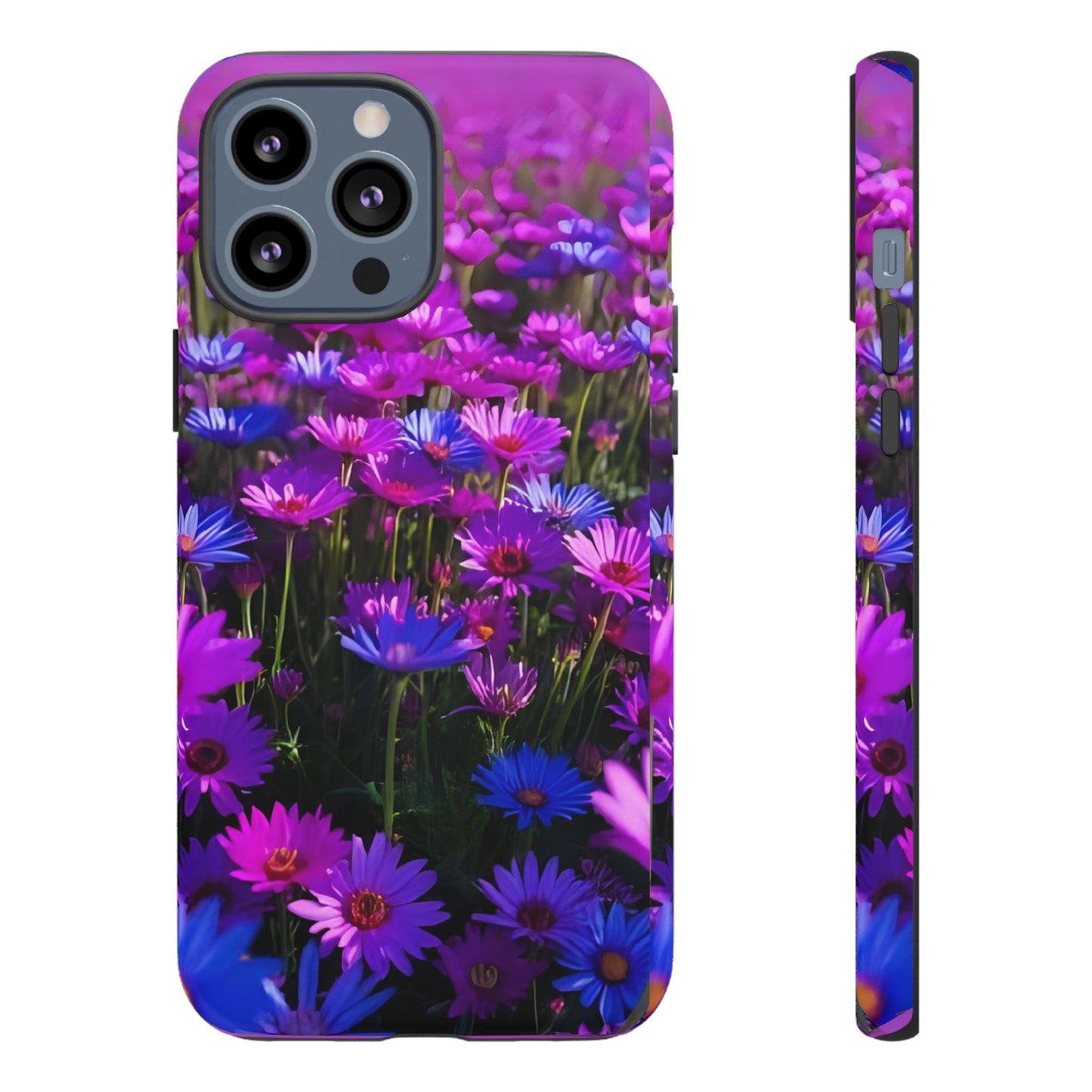 Wildflower Meadow Phone Case, Colorful Floral Garden Aesthetic, Vibrant Tough Phone Case, Compatible with iPhone, Galaxy, Google